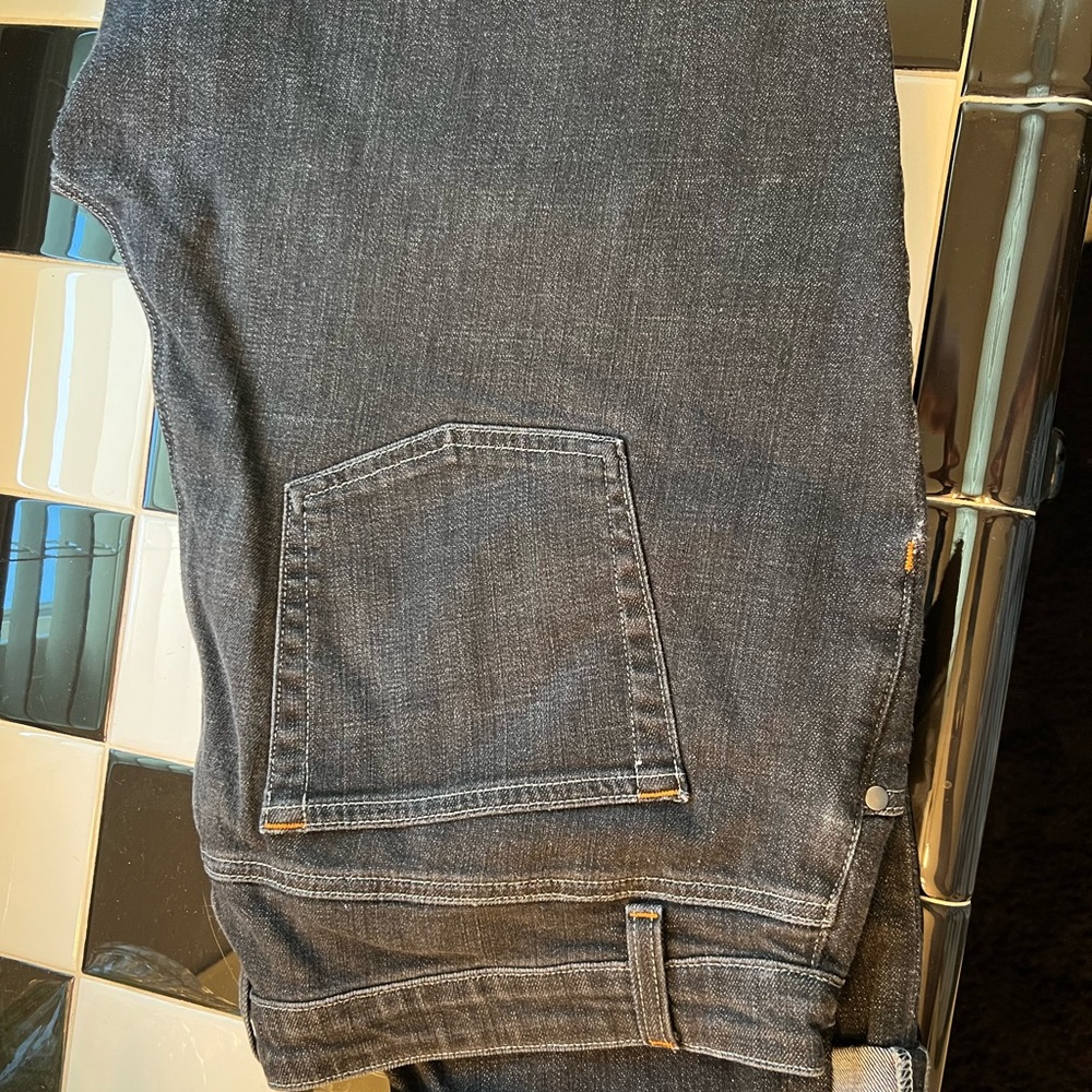 Eileen Fisher black wash boyfriend jeans 18w excellent condition